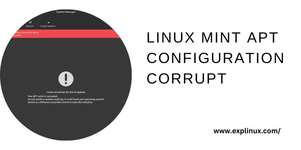 Linux Mint Apt Configuration Corrupt